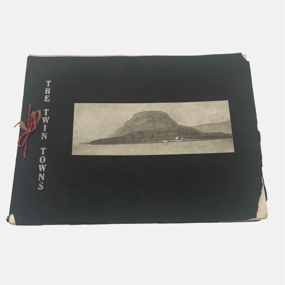 Antique Souvenir Photo Album The Twin Towns Port Arthur & Fort William Canada
